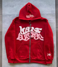 Retro Star and Letter Printed Zipper Hoodies